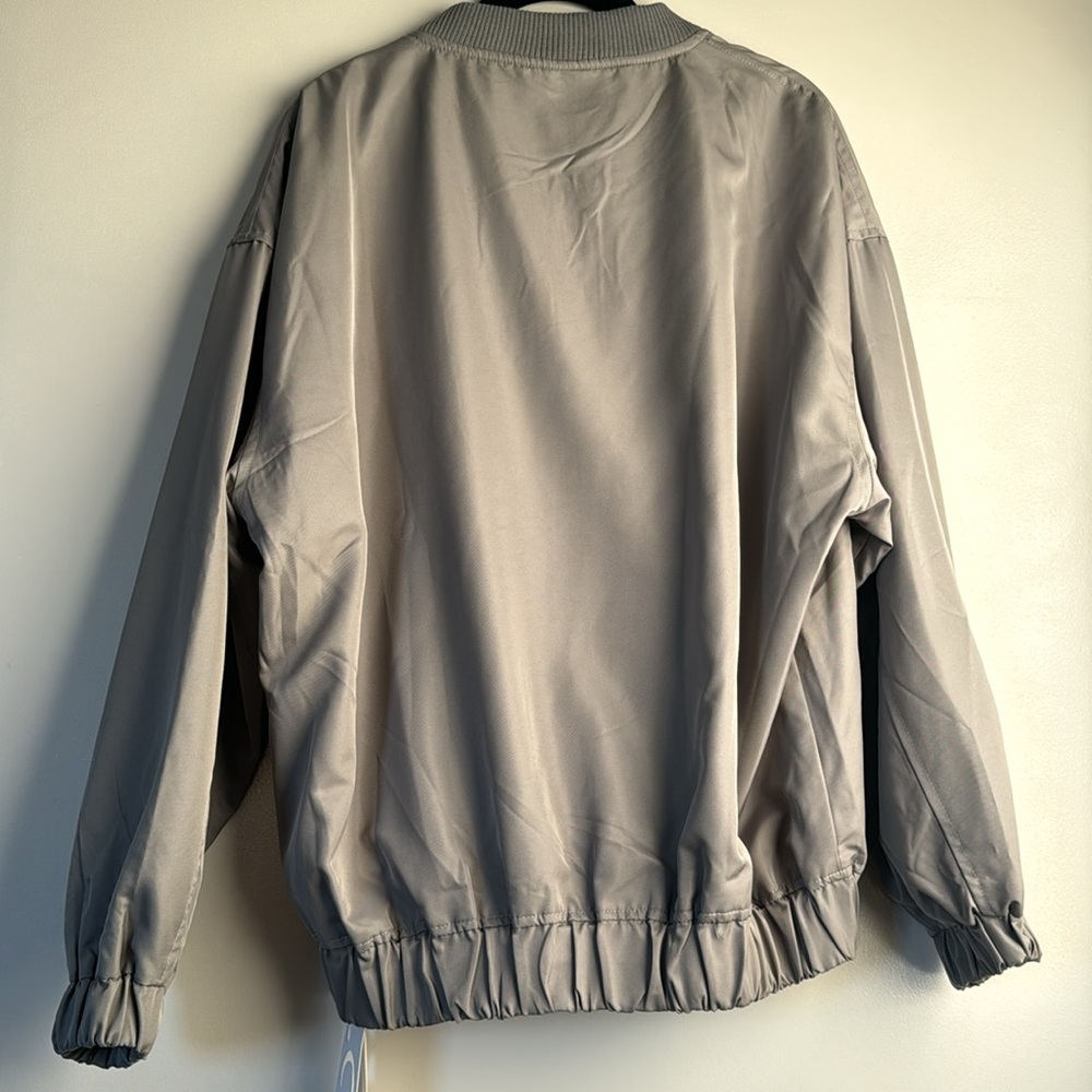 Commense gray bomber jacket NEW size M - Picture 6 of 6